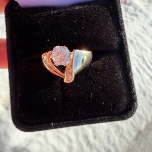 14k natural diamond ring